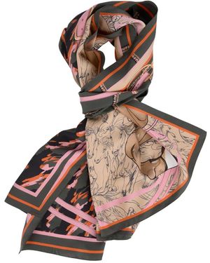 Marc Cain Silky Scarves - Marrón