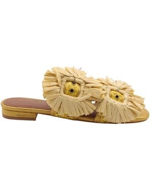 Kurt Geiger Sliders - Metallic