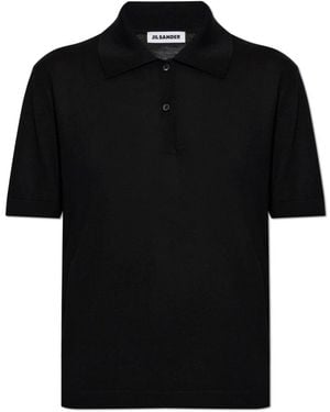 Jil Sander V-Neck Knitwear - Nero