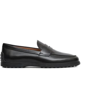 Tod's Schwarzer Lederslipper