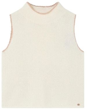 GUSTAV Tops ,Wit ,Mouwloze Top - Naturel