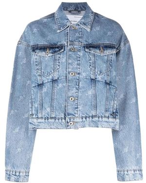 Axel Arigato Denim Jackets - Blauw