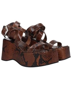 Paris Texas Wedges - Brown