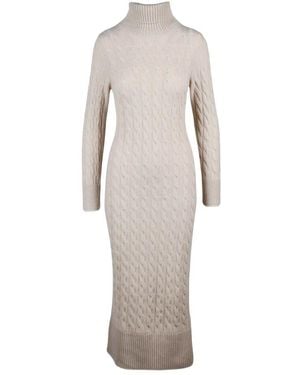 Eleventy Knitted Dresses - White