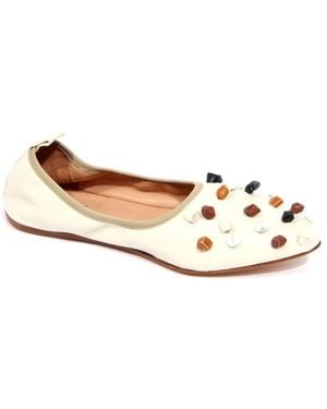 Alysi Ballerina Shoes - White