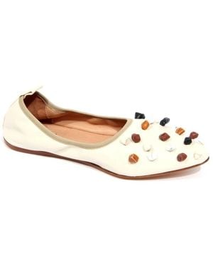 Alysi Ballerina Shoes - White
