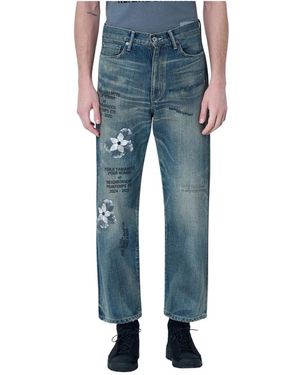 Yohji Yamamoto Straight Jeans - Azul