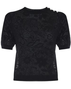 Kocca Round-Neck Knitwear - Black