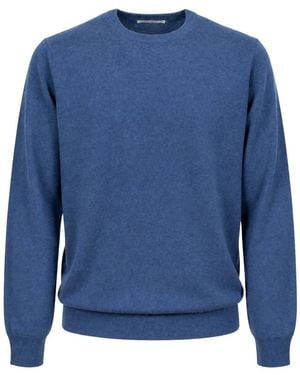 Kangra Rundhals-Pullover - Blau