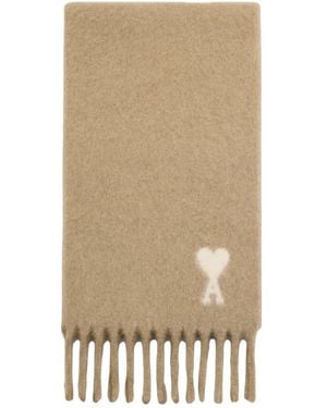 Ami Paris Laine Cloud Scarf - Natur