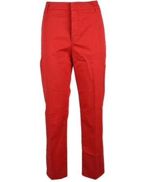 Dondup Broeken ,Rood ,Katoen Nima Chinos