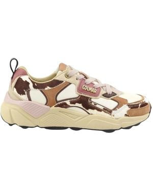 Colmar Fitness ,Veelkleurig ,Leer Garner Sneaker - Roze