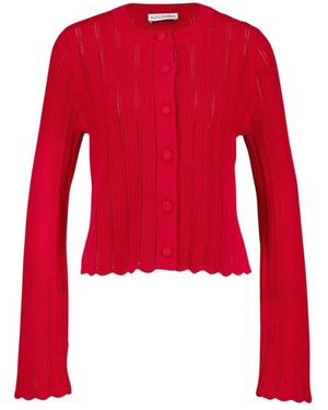 Altuzarra Truien & Vesten ,Rood ,Katoen Mariette Cardigan