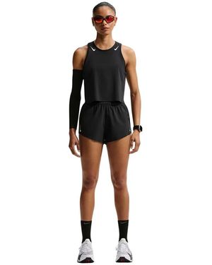 Nike Aeroswift Dri-Fit Adv Crop Tank - Zwart