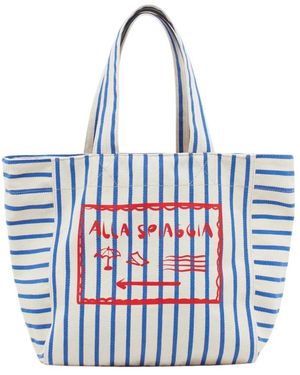 Closed Tote Bags - Blu