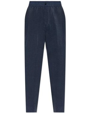 Giorgio Armani Straight Trousers - Blu