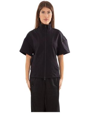 Y-3 Schwarze Mesh 3-Streifen Track Jacket