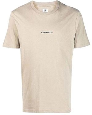 C.P. Company T-Shirts - Natural