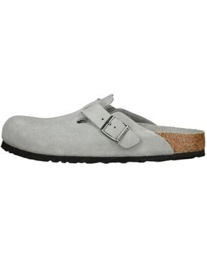 Birkenstock Boston Narrow Fit - Grijs