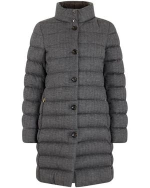Moorer Jassen ,Grijs ,Wol Aphelial Padded Jacket