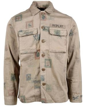Replay Light Jackets - Naturel