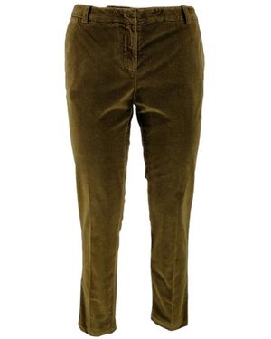 Kiltie Slim-Fit Trousers - Verde