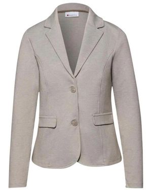 Street One Jassen ,Polyacryl Blazer Met Reverskraag - Grijs