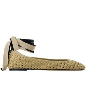 Marc Jacobs Die Logo-Band Ballerinas - Mettallic