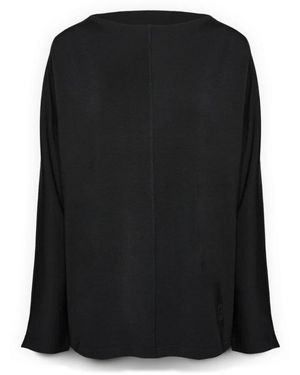Elena Miro Modal Blend Sweatshirt - Zwart