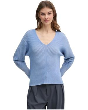 DKNY V-Neck Truien - Blauw