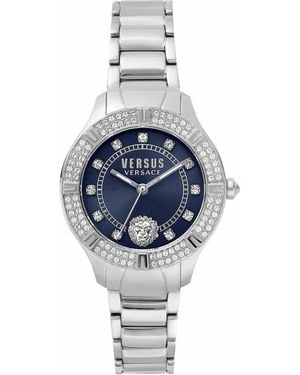 Versace Canton Road 36 Mm Horloge - Metallic