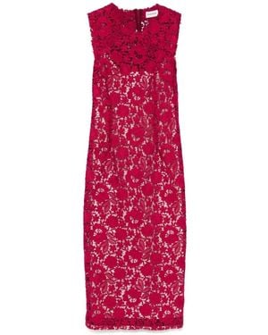 P.A.R.O.S.H. Midi Dresses - Rojo