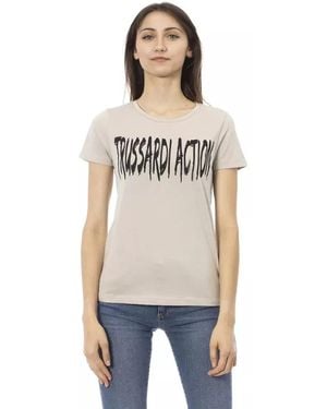 Trussardi T-Shirts - Natural