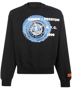 Heron Preston Off Road Print Sweatshirt - Black