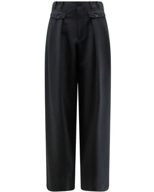 Closed Wide Trousers - Black