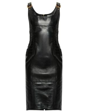 Versace Nappa Midikleid - Schwarz