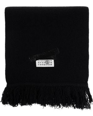 MM6 by Maison Margiela Winter Scarves - Black