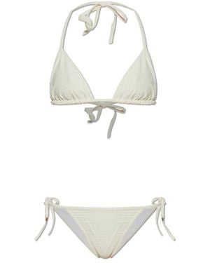 Balmain Zweiteiliger Badeanzug - Weiß