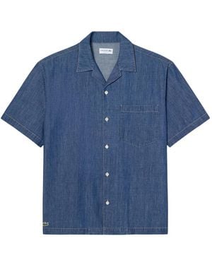 Lacoste Denim Shirts - Blu