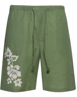 BAZISZT Casual Shorts - Green