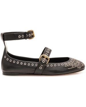 Isabel Marant Schoenen ,Zwart ,Leer Ylza Ballerina's