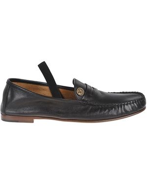 Versace Schoenen ,Zwart ,Platte Schoenen