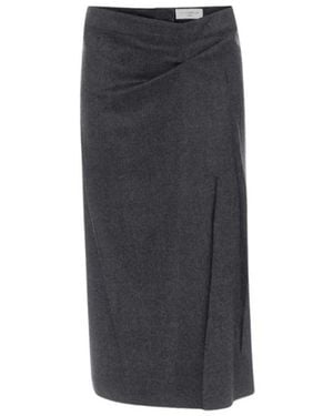 Victoria Beckham Midi Skirts - Blue
