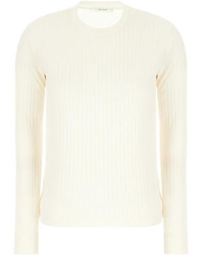 The Row Round-Neck Knitwear - White