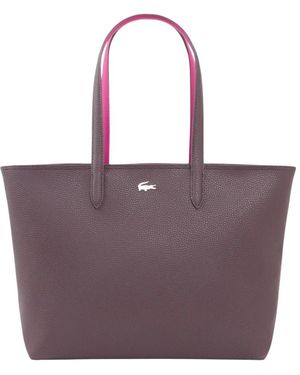 Lacoste Anna Zip Tote - Paars