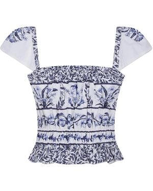 FARM Rio Sleeveless Tops - Azul