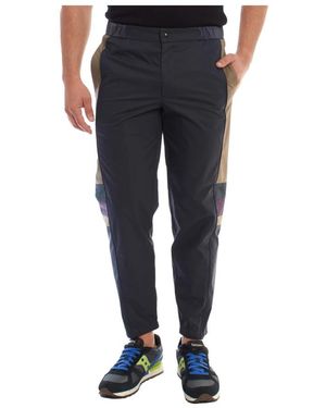 Emporio Armani Straight Trousers - Blue