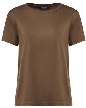 Max Mara T-Shirts - Marrón