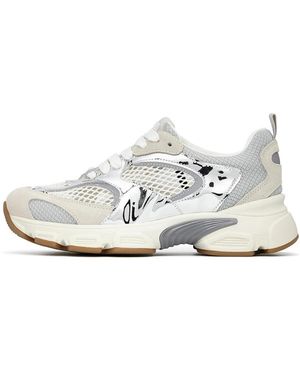 Loriblu Schoenen ,Veelkleurig ,Leer Calfskin Sneaker - Wit