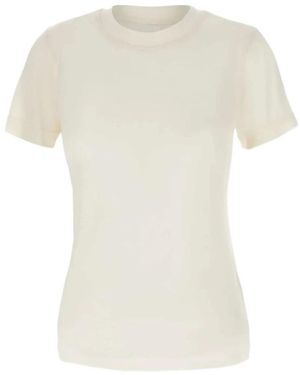 Filippa K Lyocell-Kaschmir-T-Shirt - Weiß